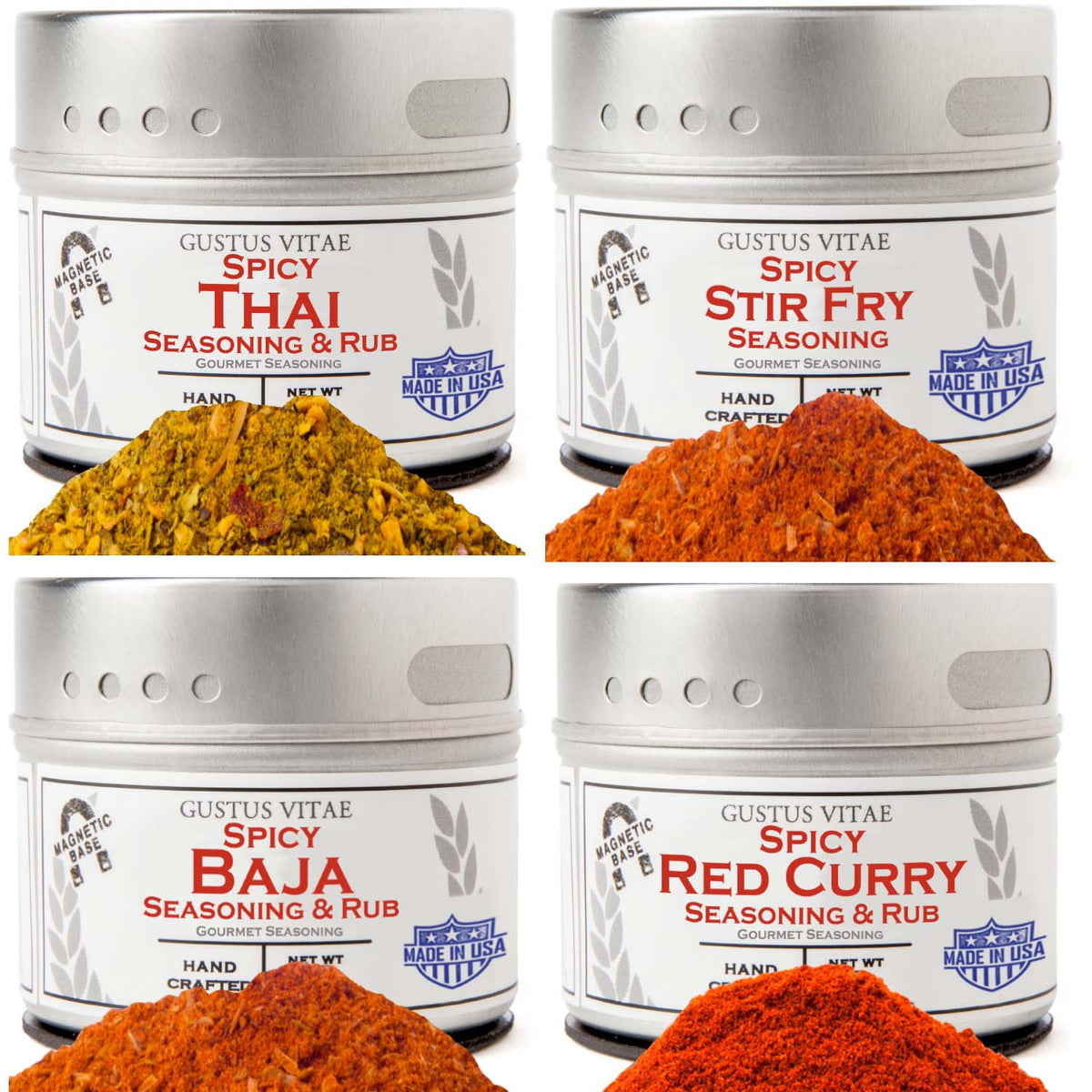 Freshjax Gourmet Organic Spice Blends Not Your Madras Hot Curry Fusion