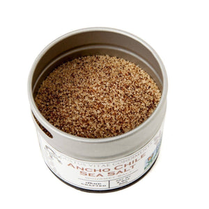 Ancho Chile Sea Salt Gourmet Salts Gustus Vitae