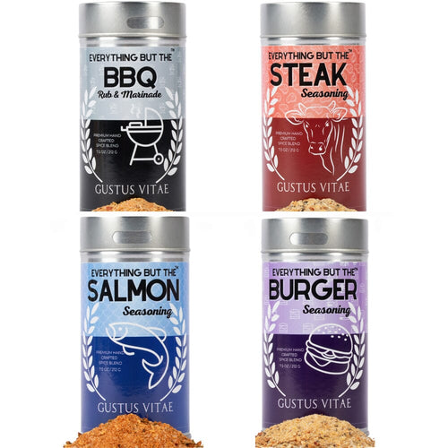 Grill Master Collection - 4 Pack Gourmet Seasonings Gustus Vitae