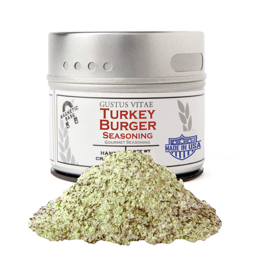 Turkey Burger Seasoning Gourmet Seasonings Gustus Vitae